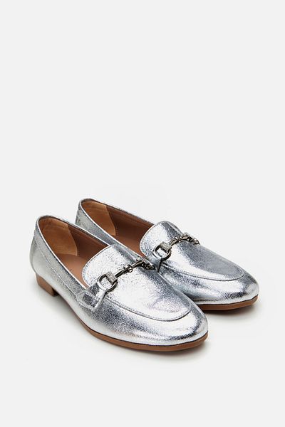 Yaya by Hotiç Lame Damen-Loafer-Schuhe 01AYY 307890 A210
