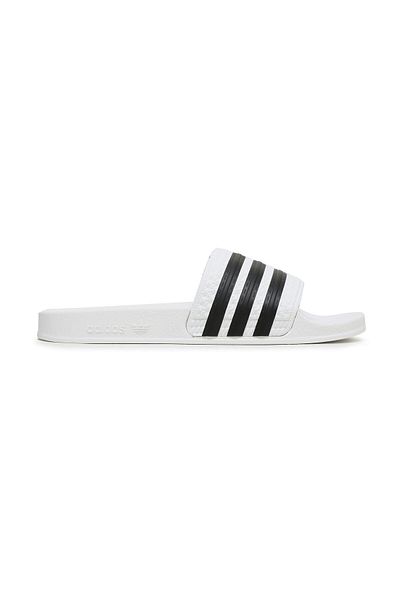 adidas White Sports Slippers for Kids