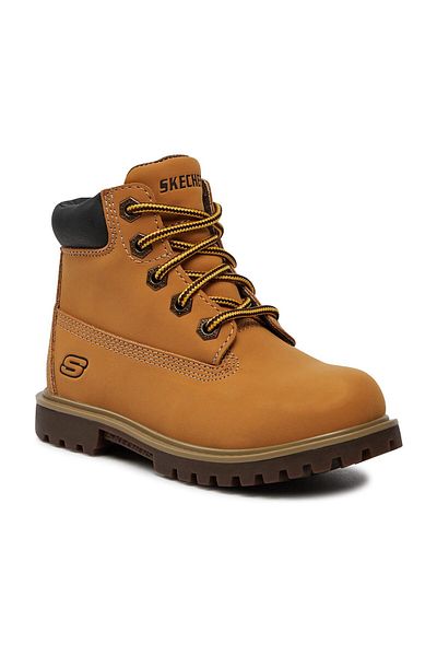 SKECHERS Boty Hnědé Dětské