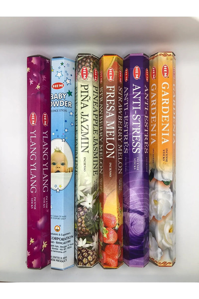 Hem Marka Çubuk Tütsü 6 Paket (kendin Seç)