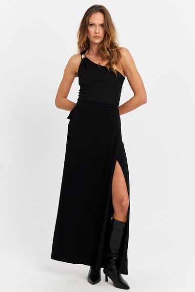 Cool & Sexy Schwarzer Wickelrock für Damen – HOR41