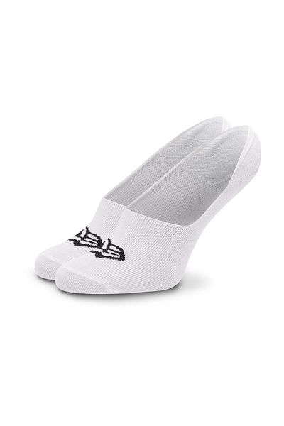 NEW ERA Sada 3 párů unisexových kotníkových ponožek White Adults