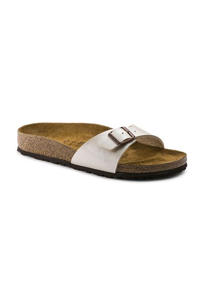 Birkenstock Madrid BF - Χαριτωμένα λευκά παπούτσια Pearl