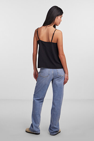 PIECES Μπλούζα Γυναικεία/Κορίτσια Μαύρη