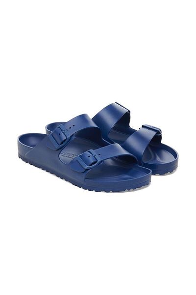 Birkenstock شباشب أريزونا إيفا النسائية باللون الأزرق الداكن
