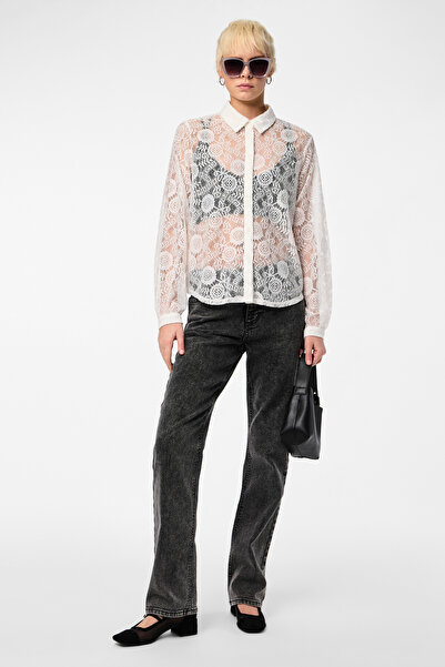 PIECES Cămașă Cloud Dancer pentru femei/fete