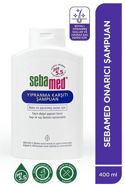 Sebamed شامبو إصلاح مرطب للشعر الجاف والتالف 400 مل