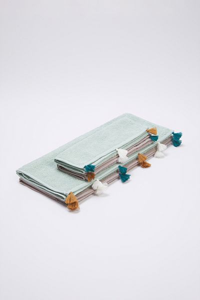 Trendyol Collection Σετ 2 πετσετών προσώπου 50x80cm & Σετ 2 πετσετών επισκεπτών 30x45cm TPHSS25HVL00001