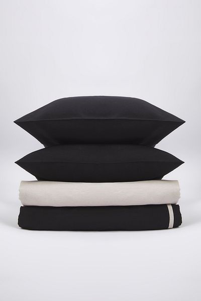 Trendyol Collection Двулицев комплект завивки за лесно гладене - черно/бежово 200x220 см TPHSS25CKN00009