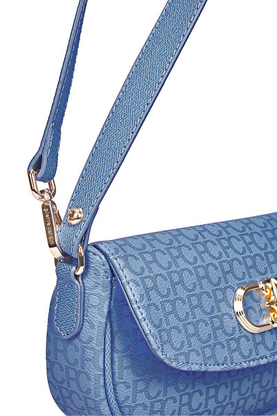 Pierre Cardin Mavi Küçük Alfabe Kadın Omuz Çantası 05PO25Y1990