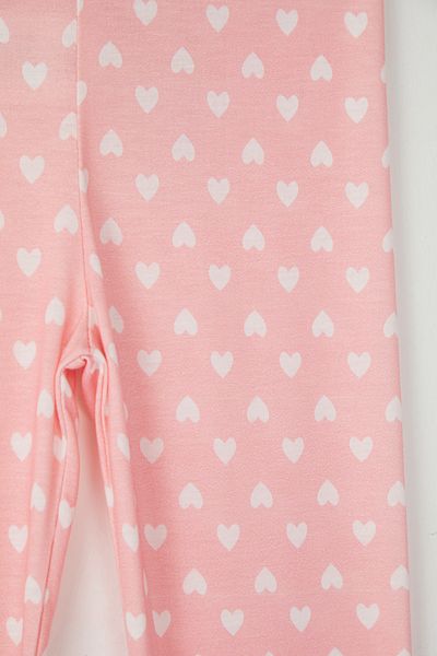 TRENDYOLKIDS Pudergestrickte Leggings mit Herzen für Mädchen – TKDSS25TA00014