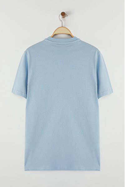 Trendyol Collection Detail námořnické výšivky 100% bavlněné tričko - TMNSS24TS00056