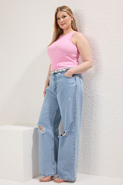 Trendyol Curve Türkisfarbene Schuhe
