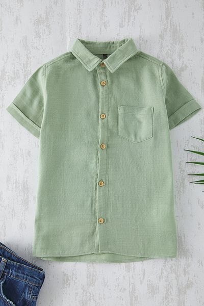 TRENDYOLKIDS Menta rövid ing - TKDSS25GO00006 modell