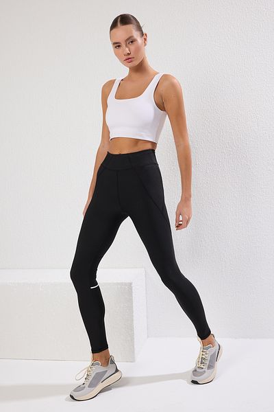Trendyol Collection Jambiere sport negre pentru scufundări/Scuba THMSS25TY00017