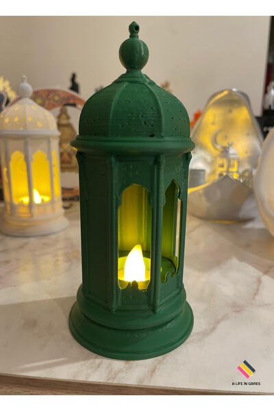 a life in games Ramazan Feneri - (Tealight led Hediyeli ) Fanos ev ofis süsü ...