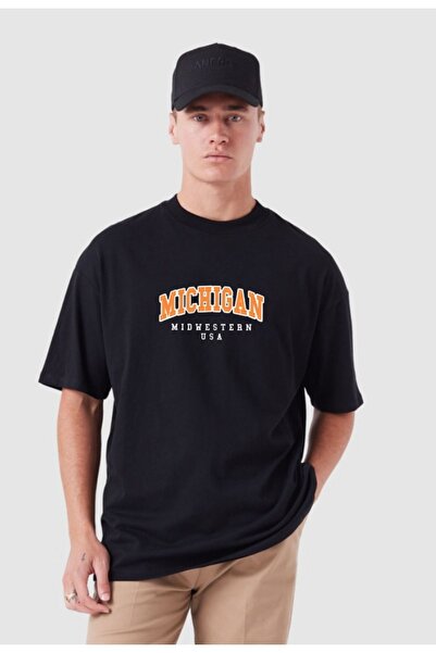 donamod Μπλουζάκι από βαμβακερό μπλουζάκι με στάμπα Love Bear, μοντέρνο μπλου...