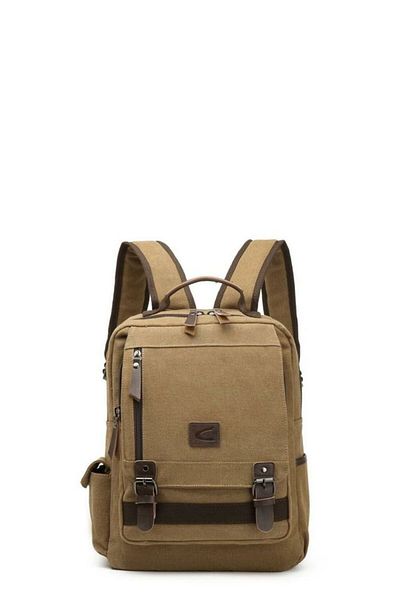 CACTİVE Σακίδιο πλάτης Unisex ανοιχτό καφέ Cactive Canvas Ctv-1303