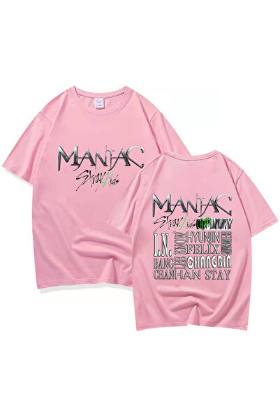 MAGORS TRICOU COPII BUMBAC IMPRIMAT MANIAC CU MÂNECĂ SCURTĂ GÂT BICICLETA