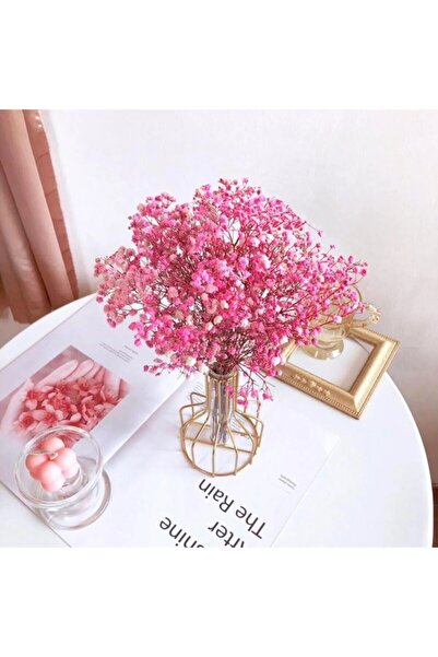 YAPAY ÇİÇEK DERYASI Kuru Çiçek Doğal AÇIK PEMBE Cipso  1. Kalite Şoklanmış Bozulmaz