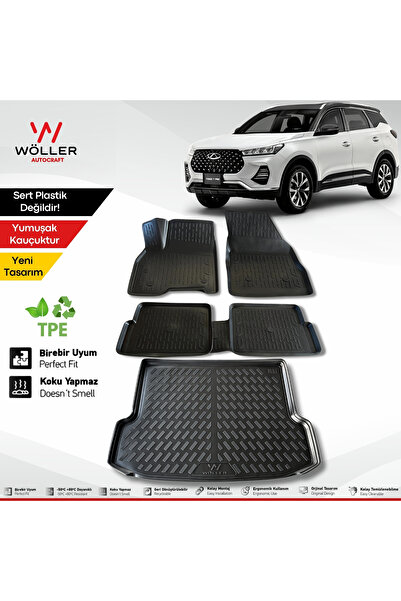 wöller Chery Tiggo 7 Pro Paspas Bagaj Havuzu Set 2022 Sonrası 3d Ultraflex Set
