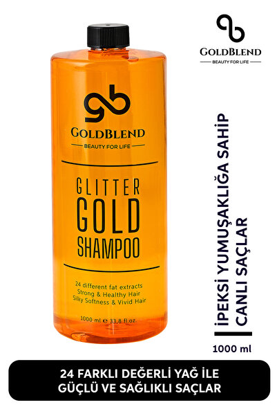 Gold Blend Işıltılı Saç Düzleştirici Keratin Bakımı - Arındırıcı Şampuan 1000 ml