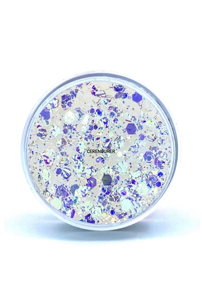 tolstoy Parlak Glitter Sim- White Opal