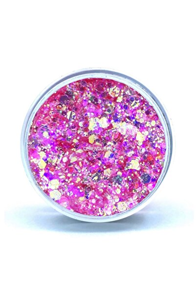 tolstoy Parlak Glitter Far - Pink Light