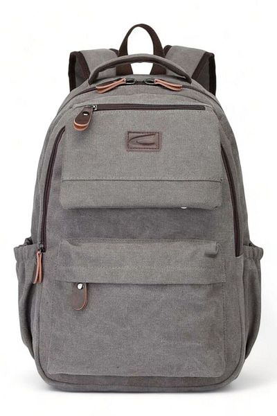 CACTİVE Cactive Canvas Gray Unisex Backpack Ctv1315