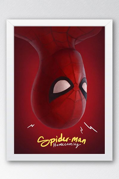 Saturn Pictură înrămată Spider Man - Pictură poster Spider-Man Homecoming