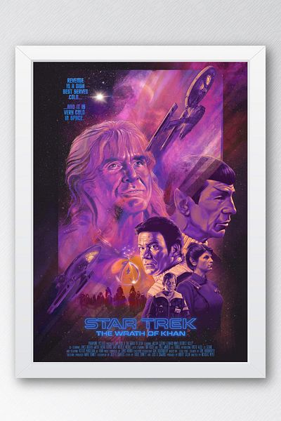 Saturn Επιτραπέζιο με κορνίζα Star Trek - Επιτραπέζια αφίσα ταινίας Space Trek