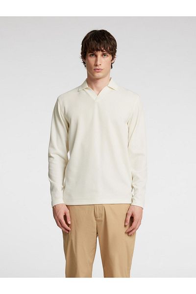 Selected Homme Langarm-Poloshirt Strick