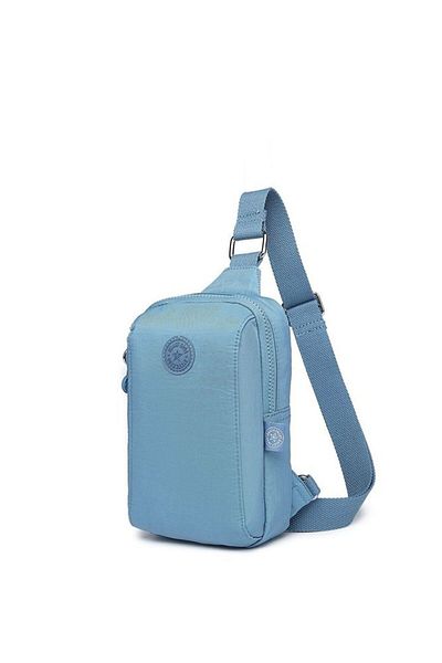 SMART BAGS Geantă de corp pentru femei Crinkle Ice Blue Smb3105