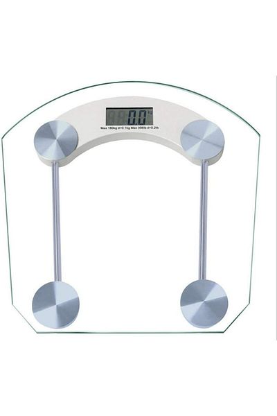 AWH M5 MS Smart Digital Weighing Scale, Accurate Bathroom Body Scale, 180 KG Capacity (Square)
