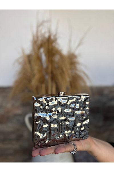 Ayışığının Dünyası Design Square Metal Bag