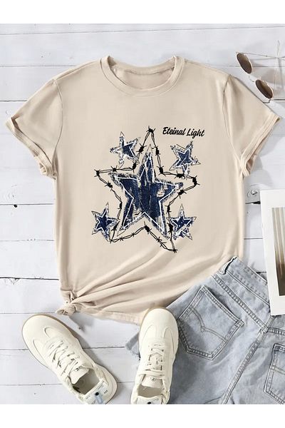 uyguntarz Μπλουζάκι Unisex Eteinal Light Printed Oversize