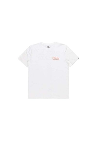 Quiksilver Shadow Knock Eqyzt07665-10 Ανδρικό λευκό μπλουζάκι