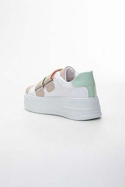 Endless Γυναικεία Αθλητικά Παπούτσια Casual Αθλητικά Παπούτσια με ψηλή σόλα με πορτοκαλί πράσινο Velcro