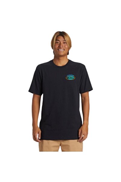 Quiksilver Stay Peaceful Moe Aqyzt09541-10010 Black T-Shirt