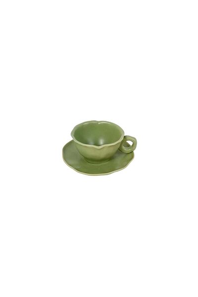 Midi فنجان-قهوة-220ml-cream-color-floral-coffee-cup-and-saucer-set-mixed