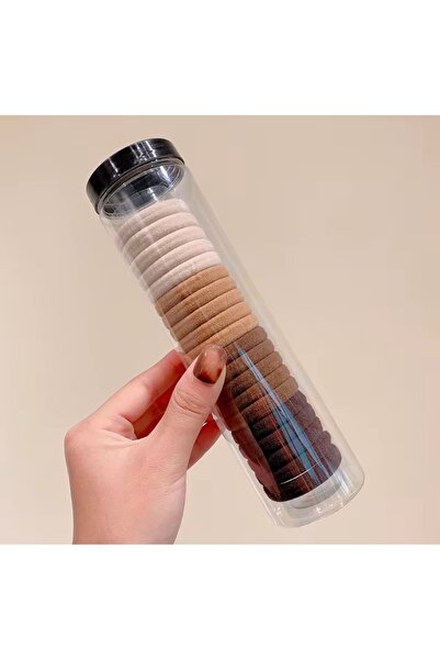 Toka Sepetim Kutulu Kahverengi Havlu Lastik Toka 20 Adet