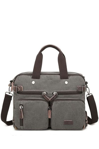 CACTİVE Cactive Canvas Grey Fabric Unisex Laptop & Χαρτοφύλακας Ctv1278