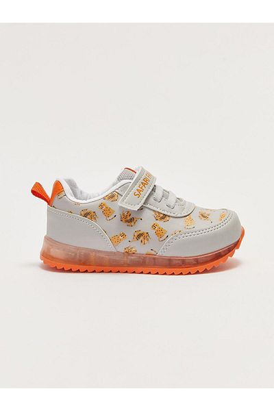 LC Waikiki Lighted Printed and Cotton Lined Baby Boy Casual Sports Shoes (S2)