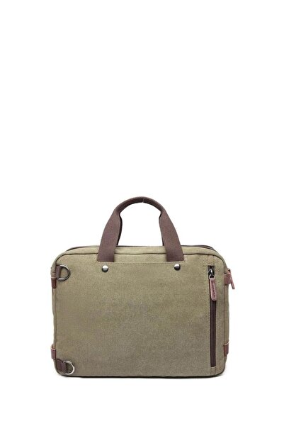 CACTİVE Унісекс темно-зелена сумка для ноутбука та документів - Cactive Kanvas, Ctv1278