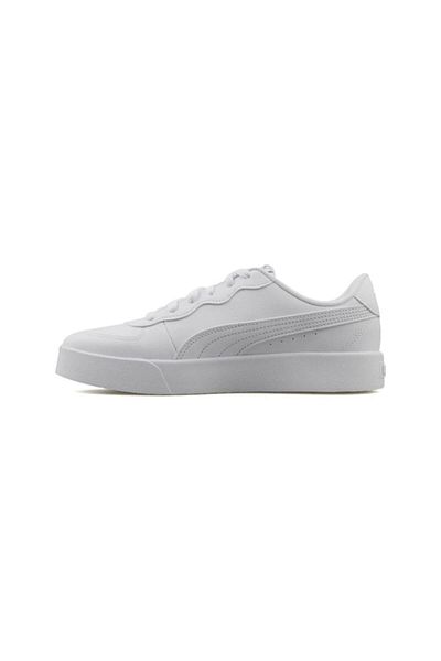 Puma Skye Clean 380147-02 Pantofi albi pentru femei, pantofi casual