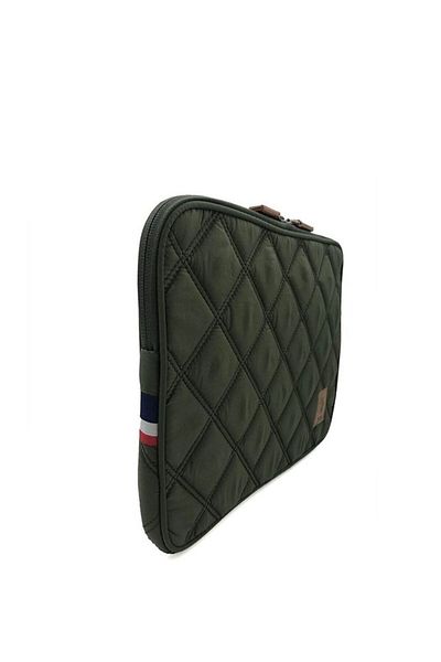 U.S. Polo Assn. Macbook Air - Macbook Pro 13&13,3 ιντσών συμβατή θήκη φορητού υπολογιστή καπιτονέ Χακί
