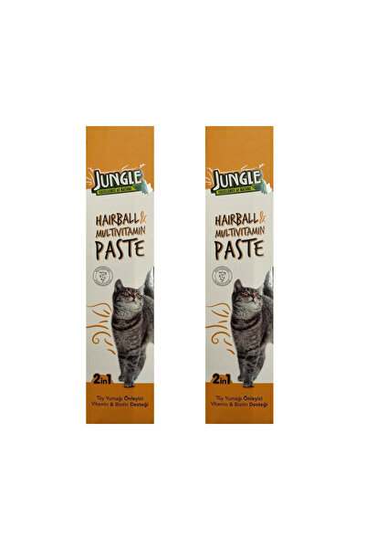 Jungle Hairball & Multivitamin Kedi Macunu 75 Ml (2 Adet)