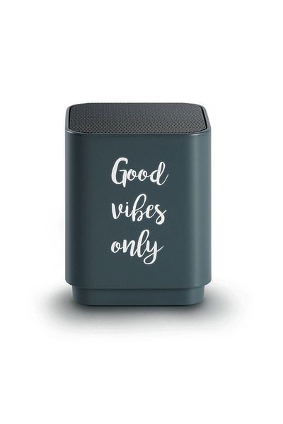 THOMSON Bigben BT19GVO Bluetooth Speaker with light and Design Good vibes only