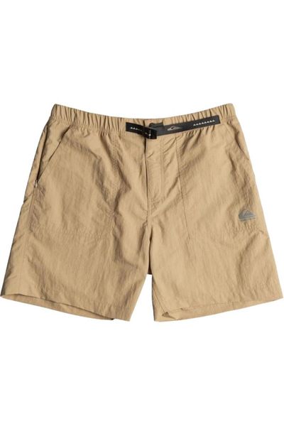 Quiksilver شورت رجالي من Run Ashore Eqyws03860-33 باللون الكاكي