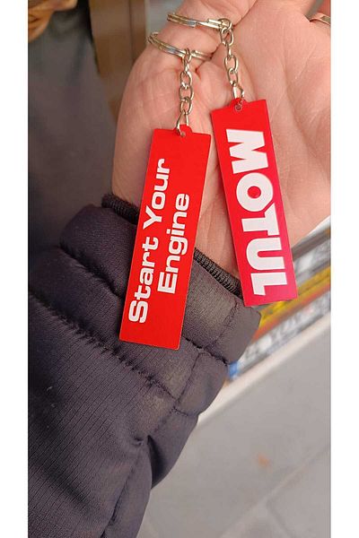 Arzuca Konsept Motul Keychain |   Start Your Engineer |   Motorcycle Keychain | Motul Engine Keychain (1 Pcs)